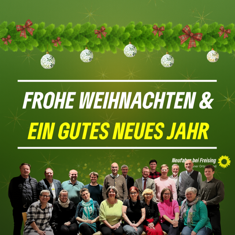 Weihnachtsgruß und -dank des OV Neufahrn