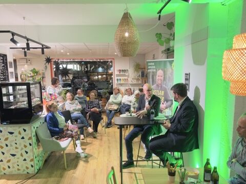 Christian Meidinger und Johannes Becherer im Stadl